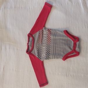 Long sleeve Quicksilver brand onesie